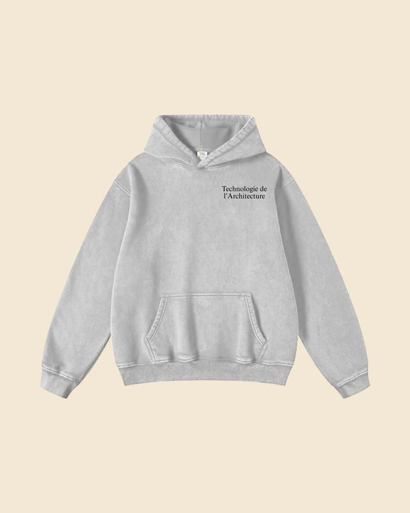 Architecture Modèle 1 - Hoodie Signature – Latitude Sur Mesure