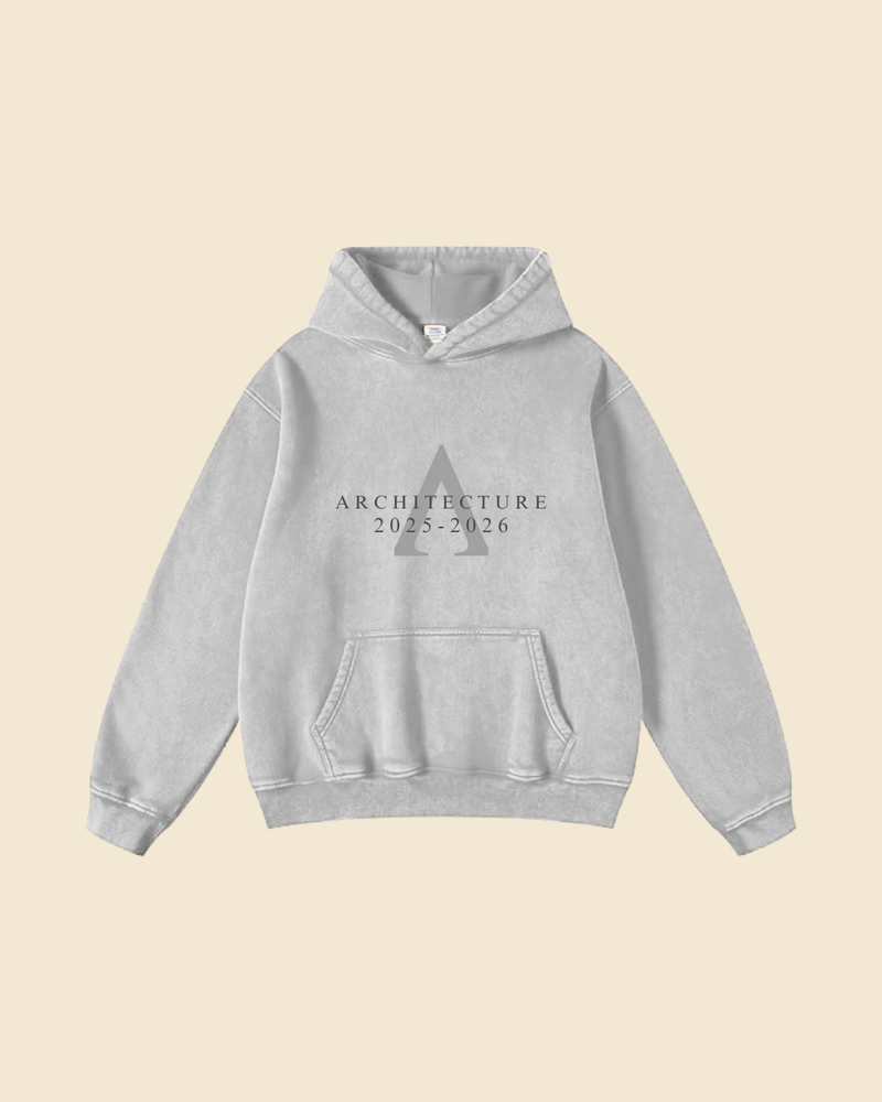 Architecture Modèle 2 - Hoodie Signature – Latitude Sur Mesure