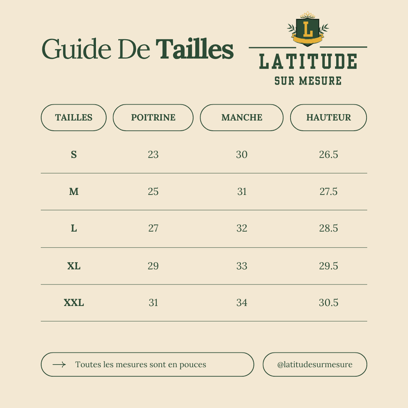 Hoodie Signature – Latitude Sur Mesure