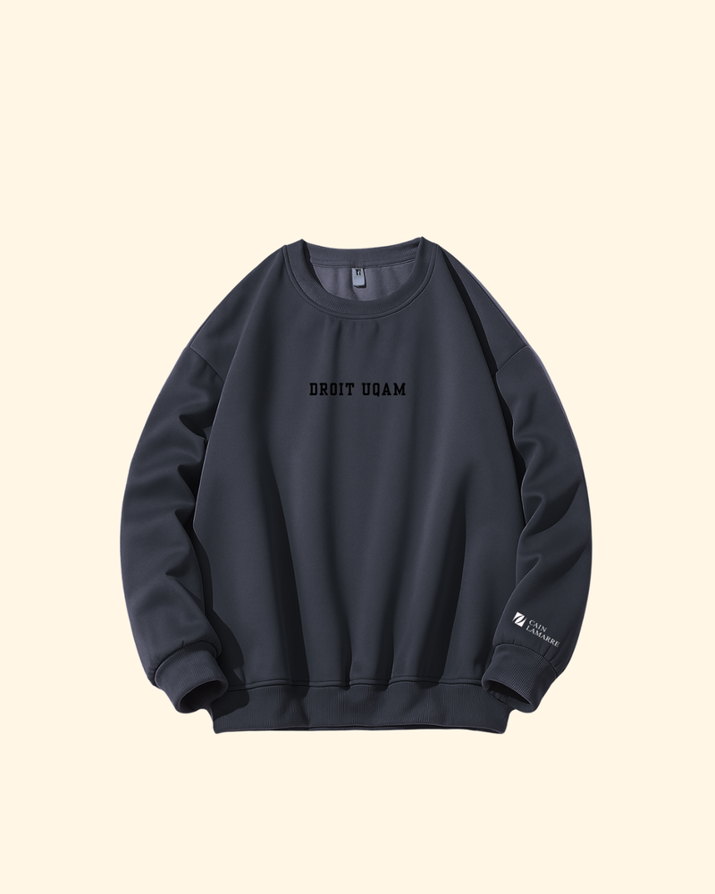 Droit Uqam - Crewneck Haute Gamme – Latitude Sur Mesure