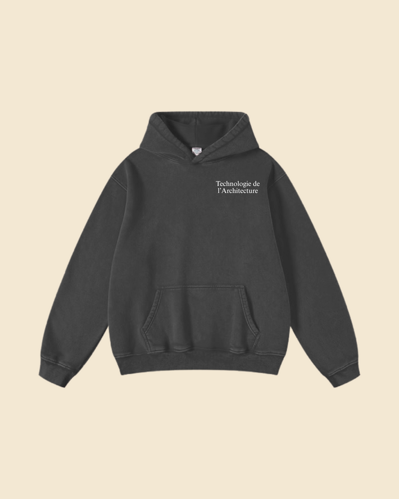 Architecture Modèle 1 - Hoodie Signature – Latitude Sur Mesure