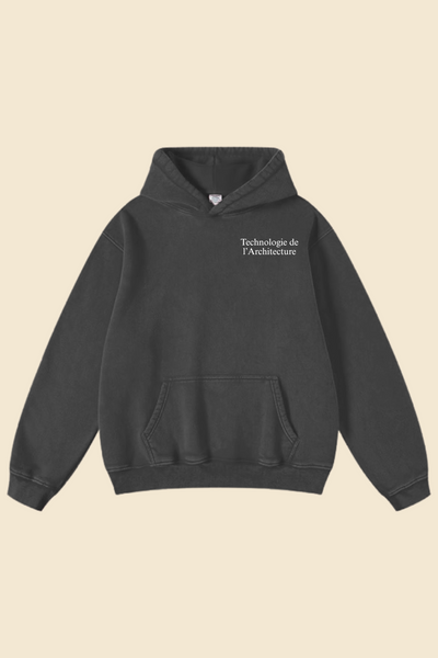 Architecture Modèle 1 - Hoodie Signature – Latitude Sur Mesure
